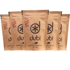 dubi 5 x 42er Bundle Superflow Aktivkohlefilter
